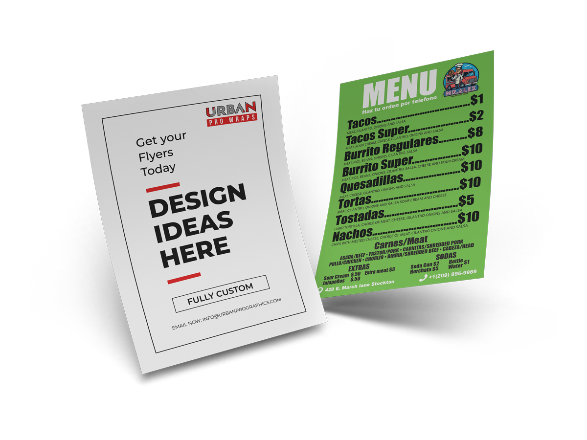 Flyers & Menus