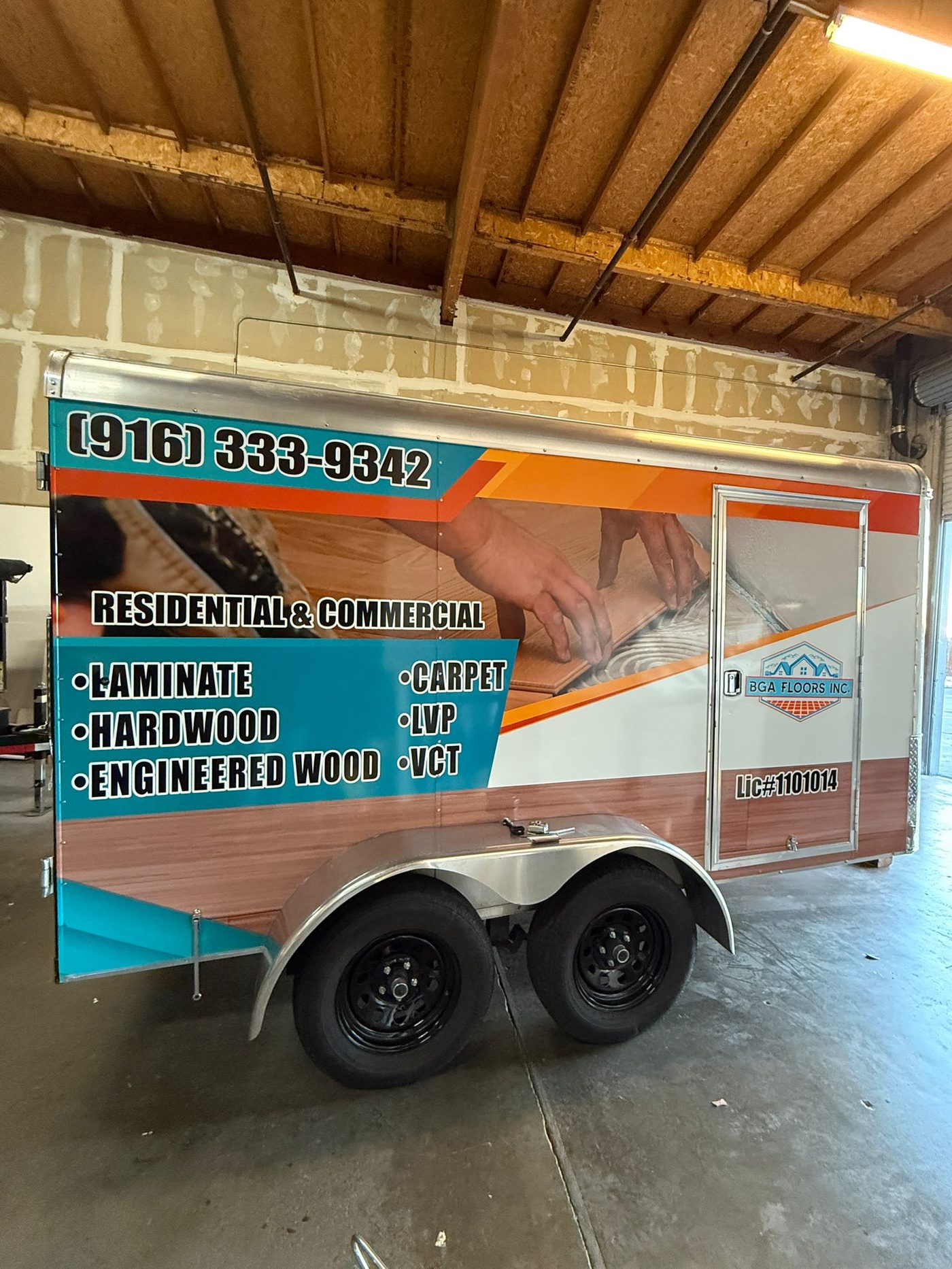 BGA Floors — Trailer Wrap